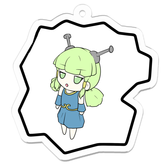 アクリルキーホルダー - 50 x 50 (mm)