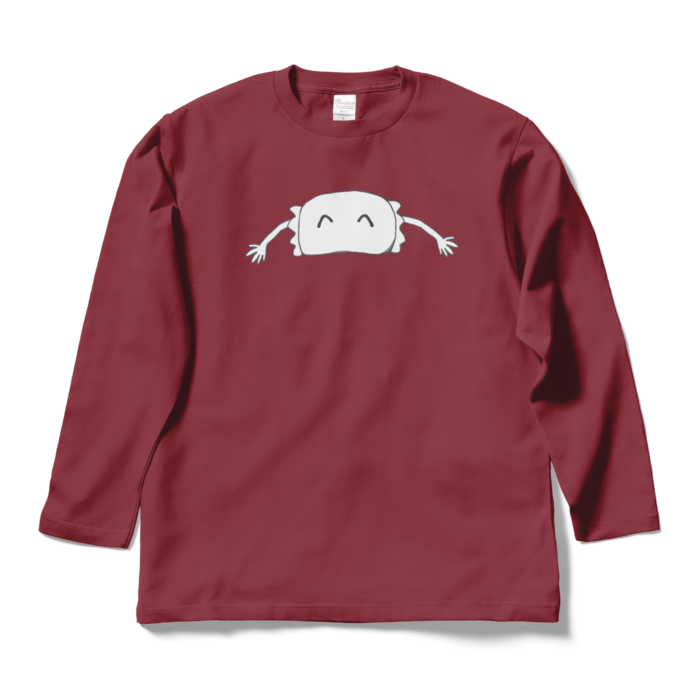 ロングスリーブTシャツ - L - バーガンディ
