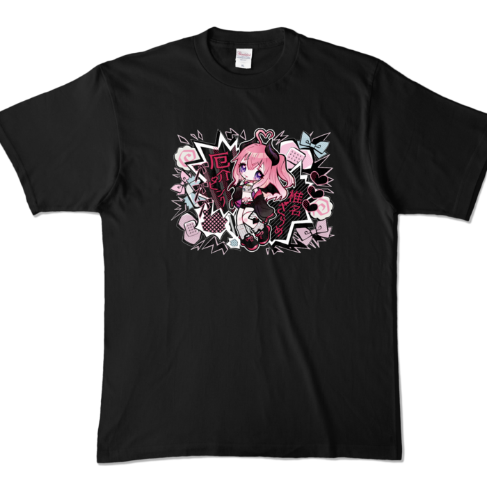 カラーTシャツ - XL - ブラック (濃色)