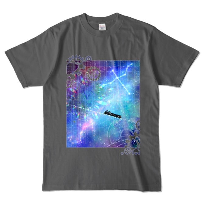 カラーTシャツ - L - チャコール (濃色)