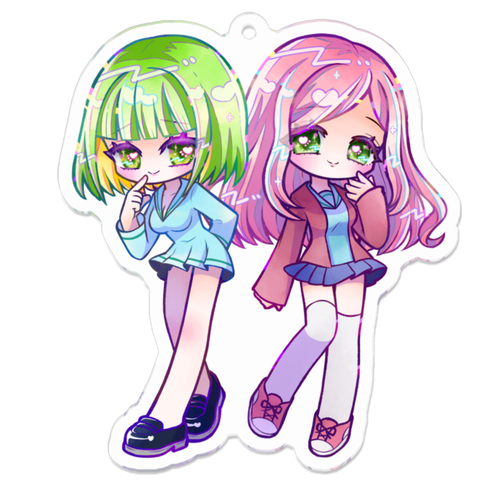 アクリルキーホルダー - 70 x 70 (mm)