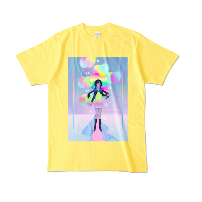 カラーTシャツ - L - イエロー (濃色)