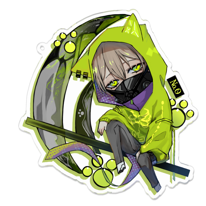 アクリルキーホルダー - 100 x 100 (mm)