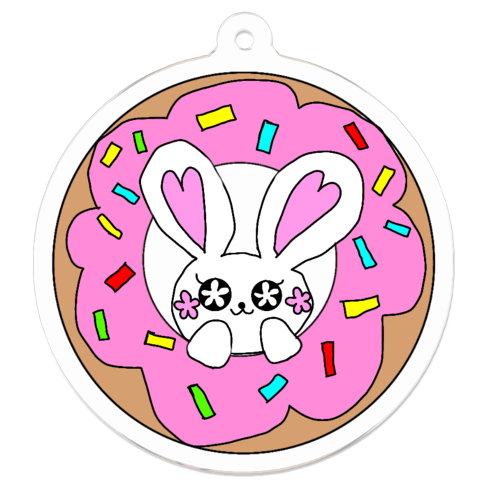 アクリルキーホルダー - 50 x 50 (mm)