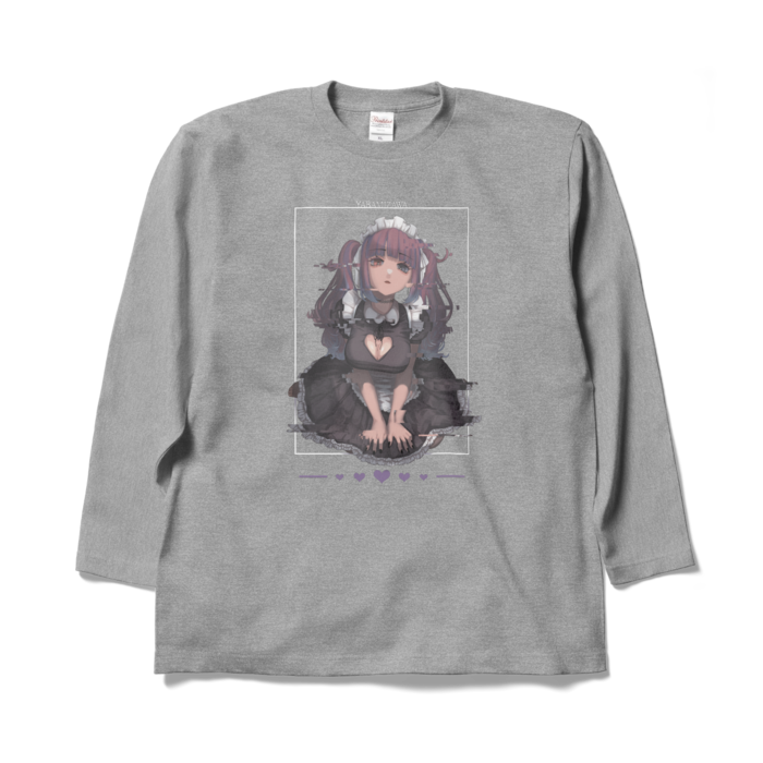 ロングスリーブTシャツ - XL - 杢グレー