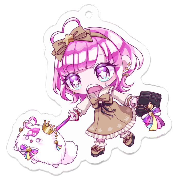 アクリルキーホルダー - 50 x 50 (mm)