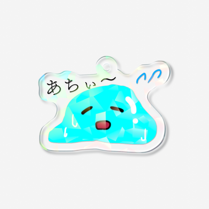 ホログラムアクリルキーホルダー - 50 × 50mm