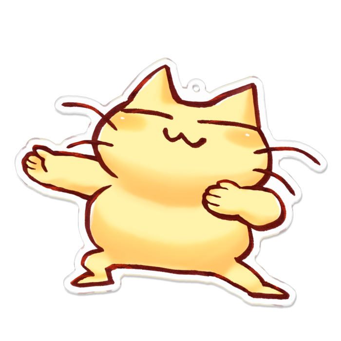 アクリルキーホルダー - 100 x 100 (mm)