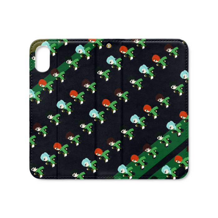 手帳型iPhoneケース(ベルトなし) - iPhone XS / X - ストラップ穴 あり