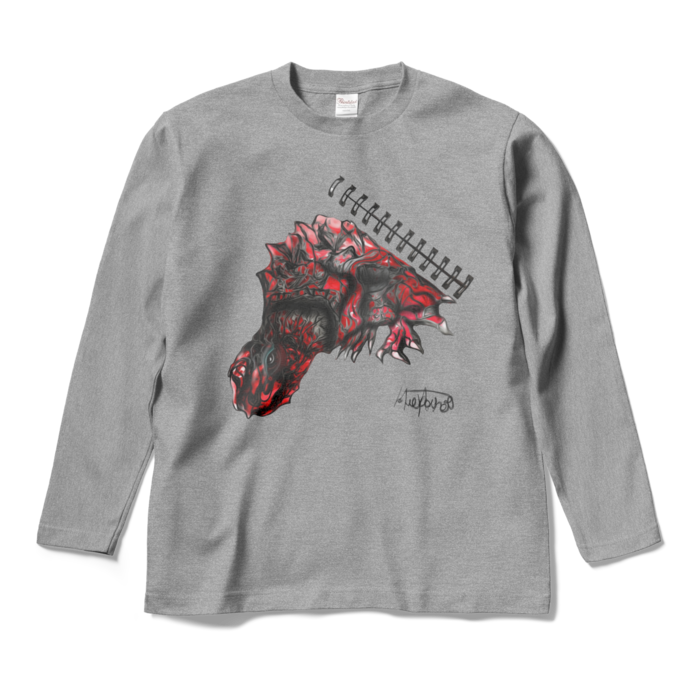 ロングスリーブTシャツ - M - 杢グレー