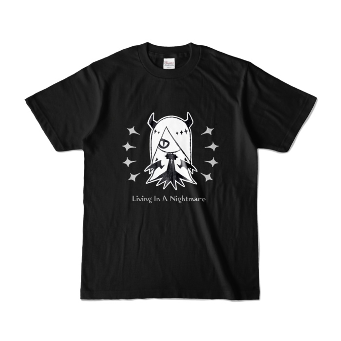 カラーTシャツ(濃色) - S - 正面 - ブラック