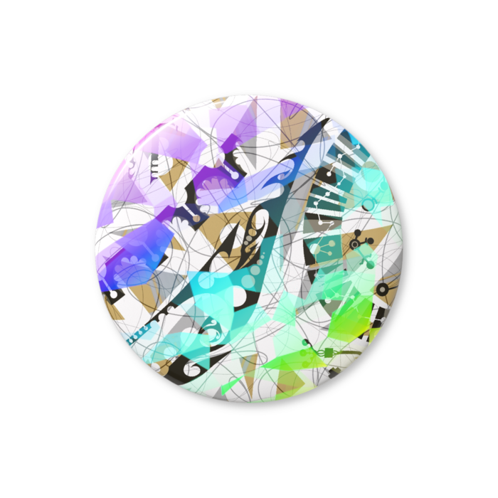 ホログラム缶バッジ - 44mm(答えのない方程式)