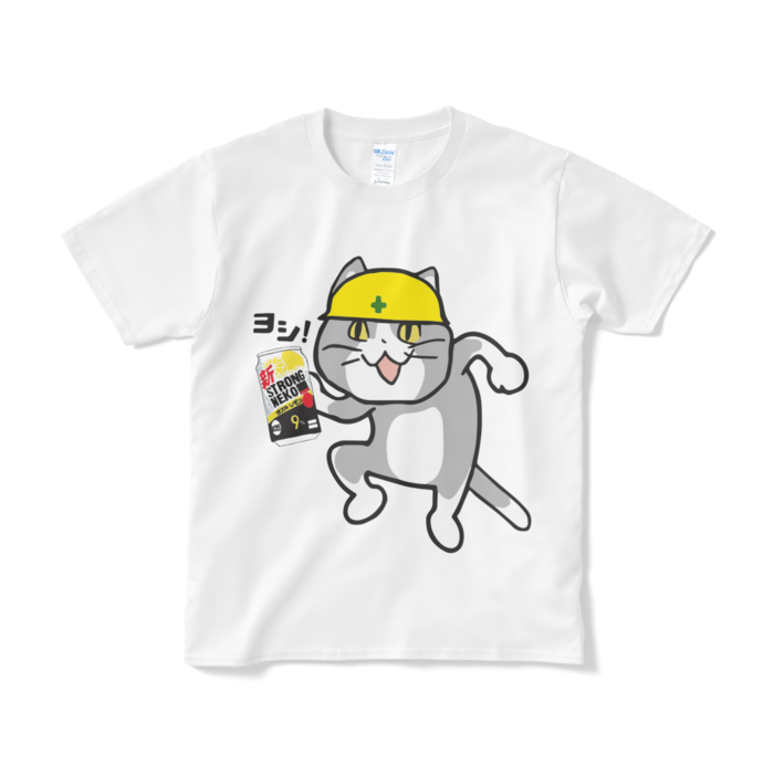 ストロング現場猫tシャツ Japanese Internet Memes Booth
