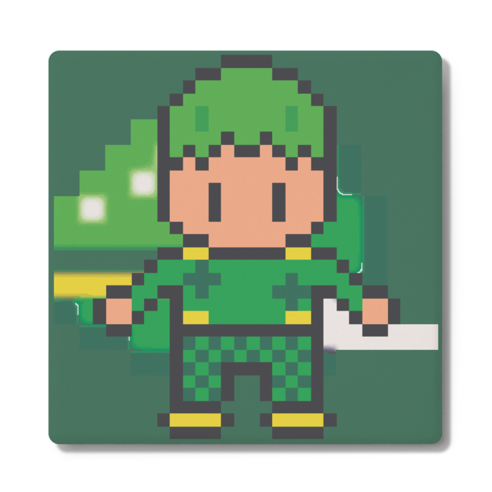 キャラチップverのドット絵 - 角形