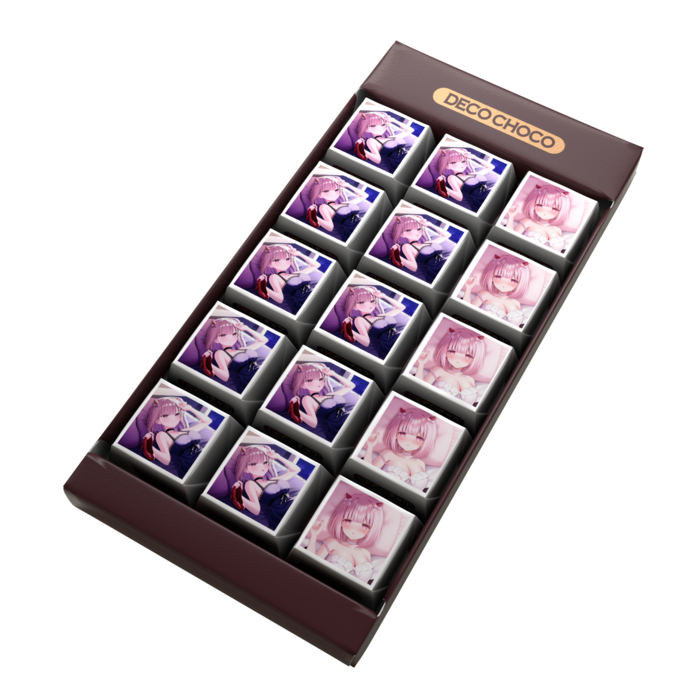 DECOチョコ - 列ごとにデザイン