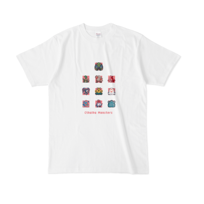 Tシャツ - L - 白【pink】