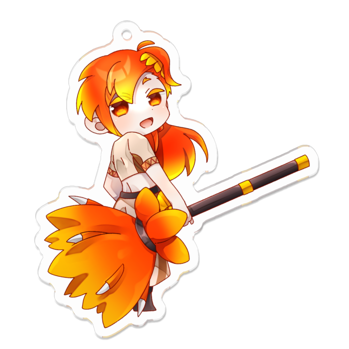 アクリルキーホルダー - 70 x 70 (mm)