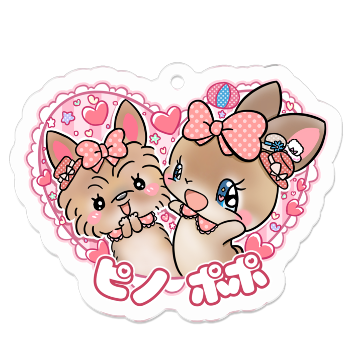 アクリルキーホルダー - 50 x 50 (mm)