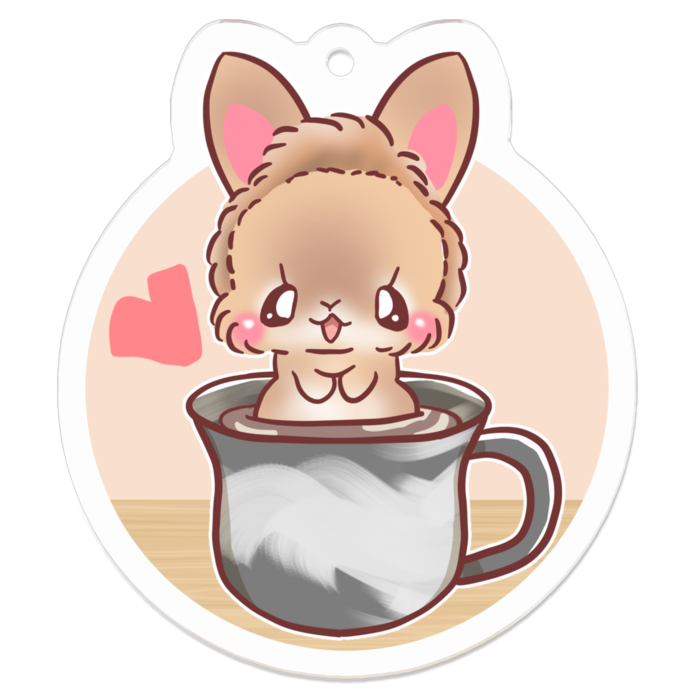 アクリルキーホルダー - 50 x 50 (mm)