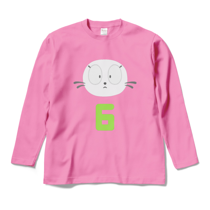 長袖Tシャツになったムゥ - M - ピンク