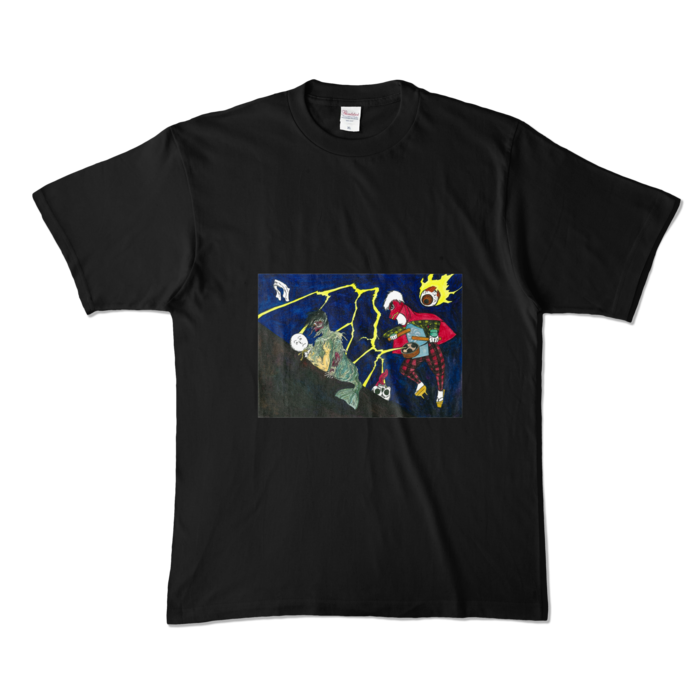 カラーTシャツ - XL - ブラック (濃色)