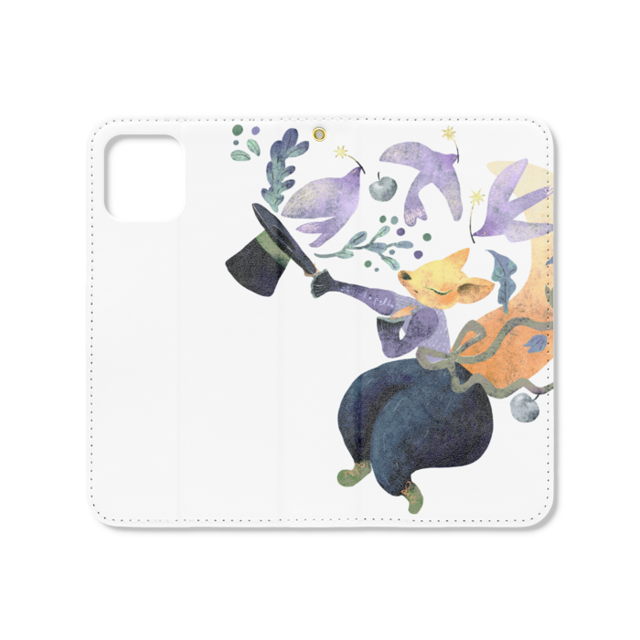 手帳型iPhoneケース（ベルトなし） - iPhone 11 Pro - ストラップ穴 あり