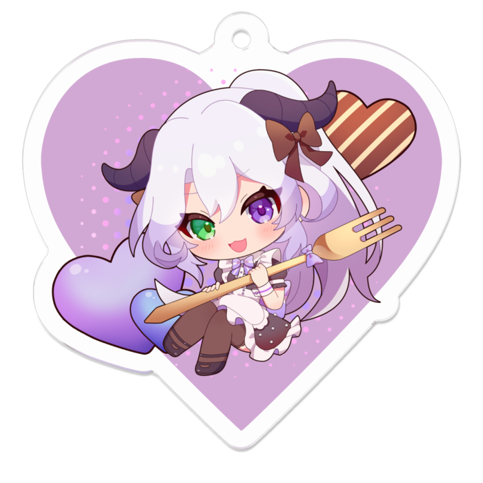 アクリルキーホルダー - 50 x 50 (mm)