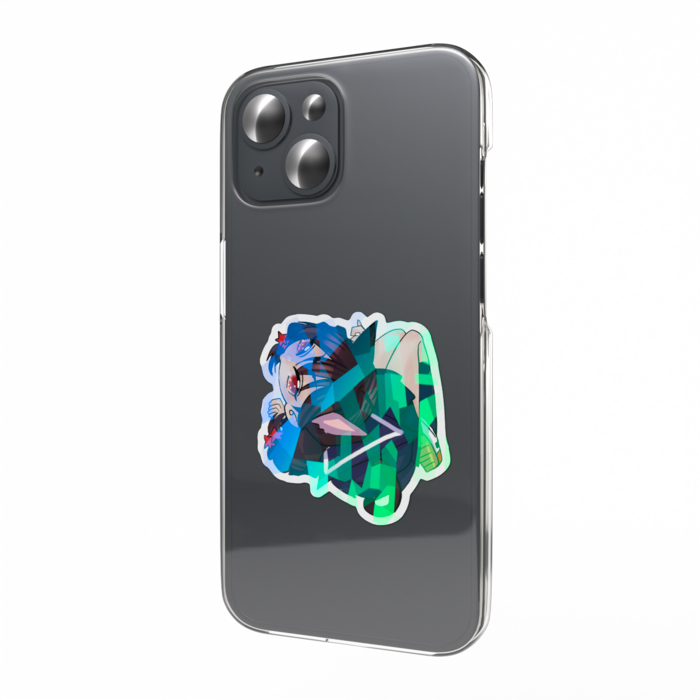 ホログラムスマホステッカー - 縦