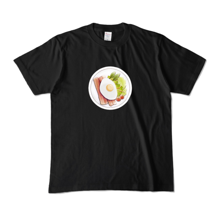 カラーTシャツ 黒色 M