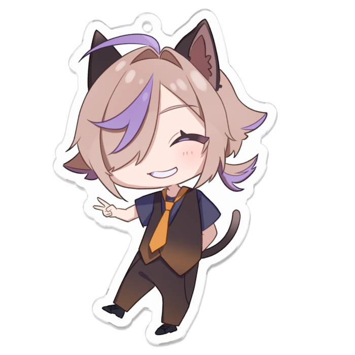 アクリルキーホルダー - 70 x 70 (mm)