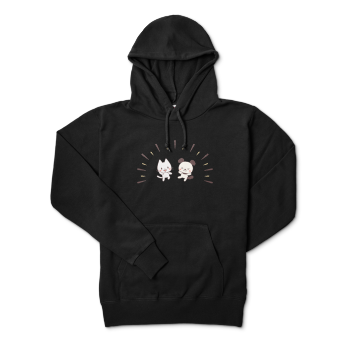 プルパーカー　黒色　M