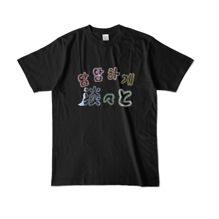カラーTシャツ - L - ブラック (濃色)