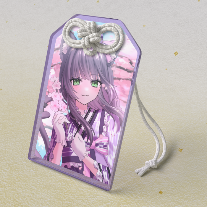 アクリルお守り - 50 × 80mm