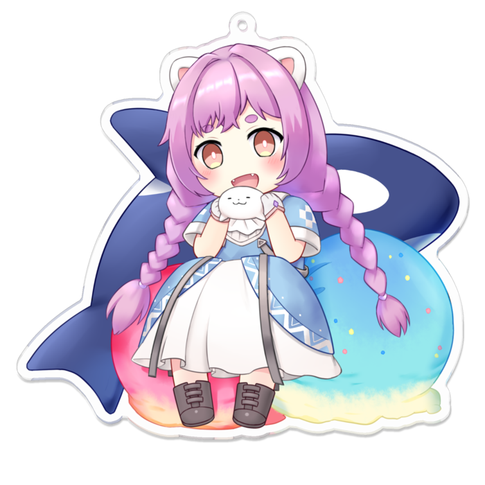 アクリルキーホルダー - 100 x 100 (mm)