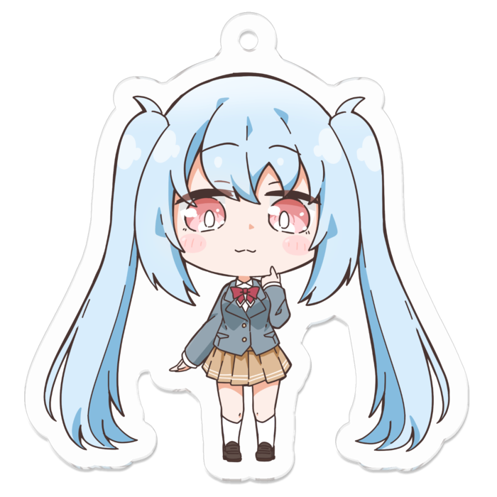 アクリルキーホルダー - 50 x 50 (mm)