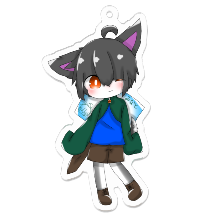 アクリルキーホルダー - 70 x 70 (mm)