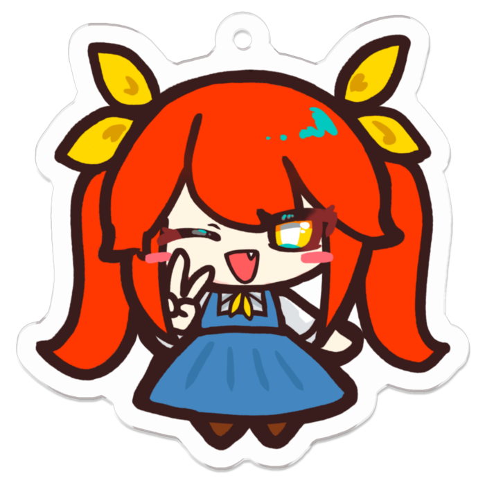 アクリルキーホルダー - 50 x 50 (mm)
