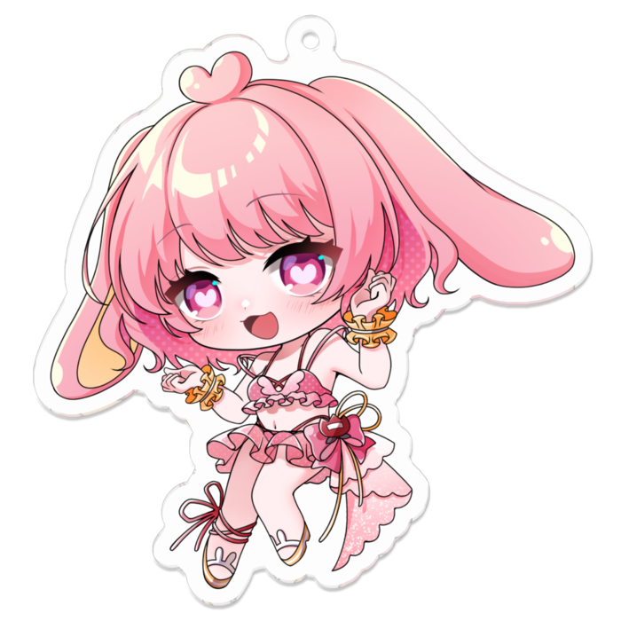 アクリルキーホルダー - 70 x 70 (mm)