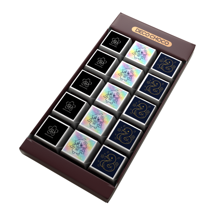 DECOチョコ - 列ごとにデザイン