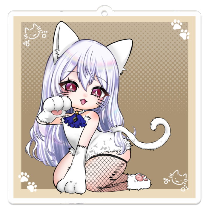 アクリルキーホルダー - 70 x 70 (mm)