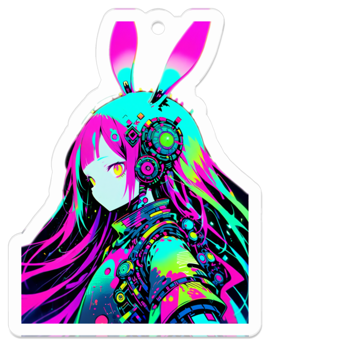 アクリルキーホルダー - 50 x 50 (mm)