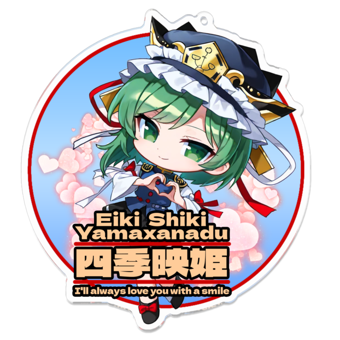 アクリルキーホルダー - 100 x 100 (mm)