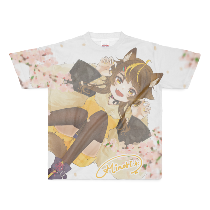 フルグラフィックTシャツ - M - 正面印刷のみ