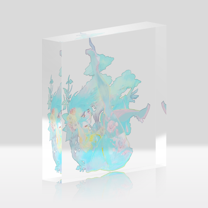 アクリルブロック - 100x100mm