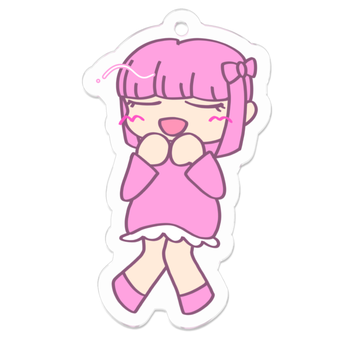 アクリルキーホルダー - 50 x 50 (mm)