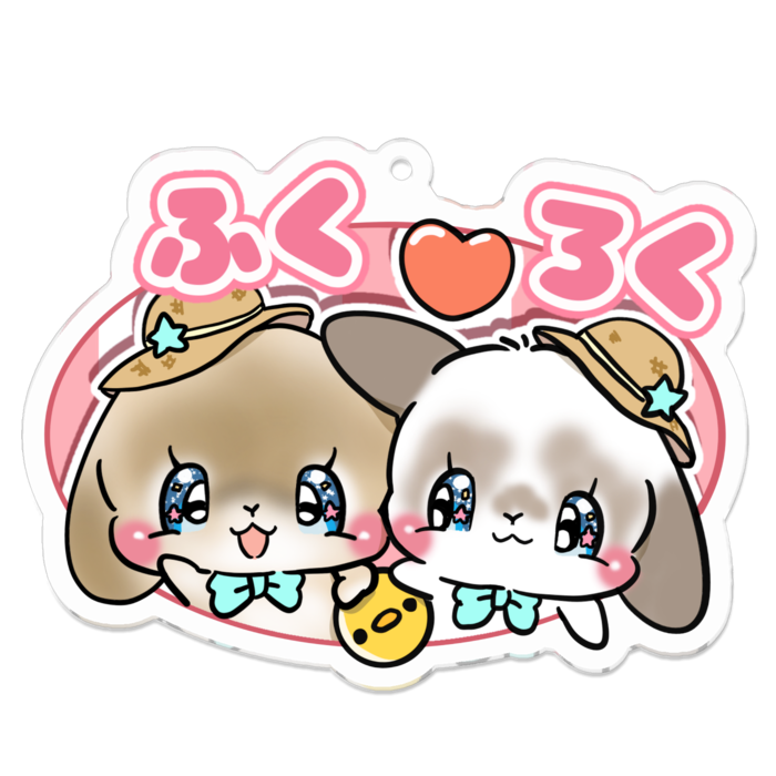 アクリルキーホルダー - 70 x 70 (mm)