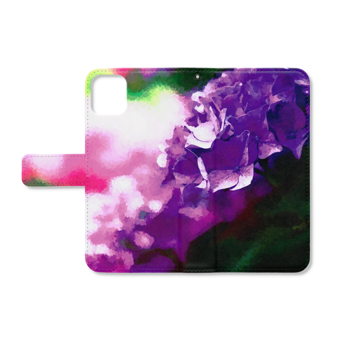 手帳型iPhoneケース - iPhone11ProMax - ストラップ穴 あり