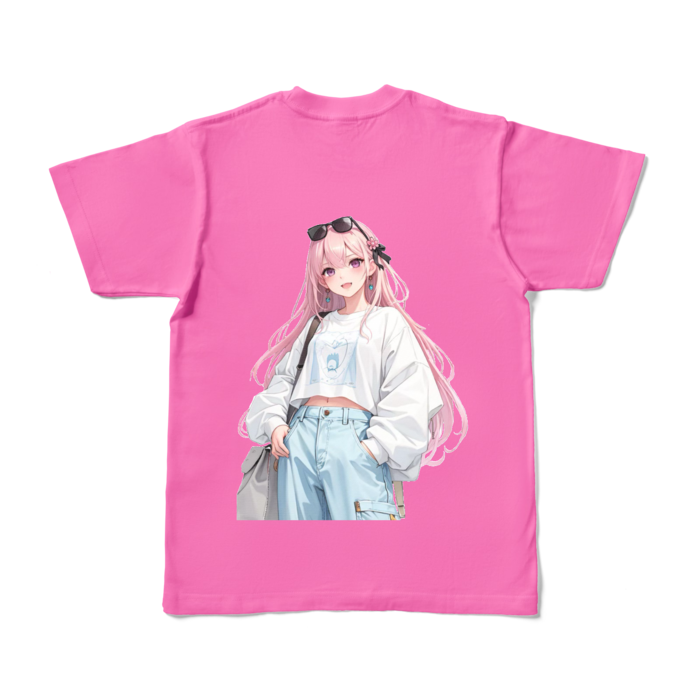 カラーTシャツ - S - ピンク (濃色)