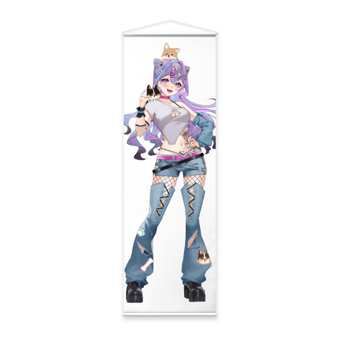 茶々丸フウカ等身大タペストリー - 65 x 200cm