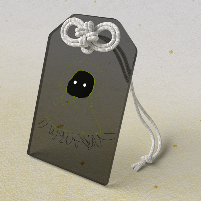 アクリルお守り - 50 × 80mm